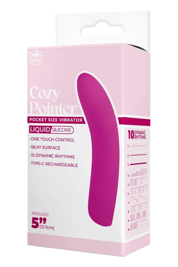 111909-P.jpg Nmc 5 Inch Silicone 10 Function Vibrator Pink