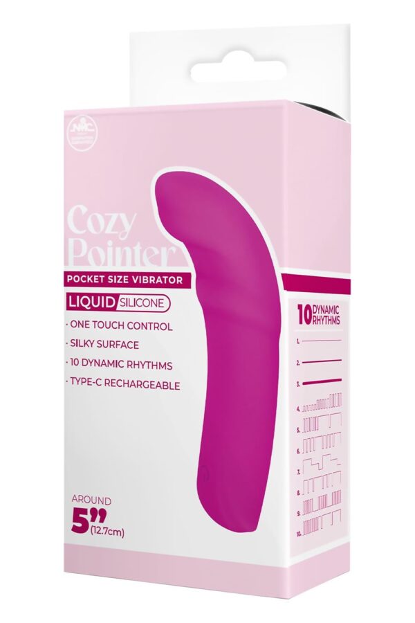 111911-P.jpg Nmc 5 Inch Silicone 10 Function Vibrator Pink