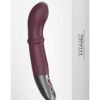 Nmc 7 Inch Silicone Rechargeable Vibrator Rubine Red