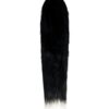 Whipsmart 2,5 Inch Metal Plug With 14 Inch Black Indigo Fox Tail