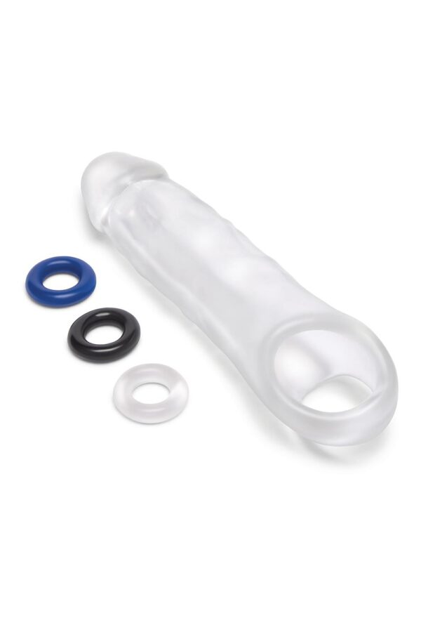 Size Up Clear View Penis Extender With Ball Loop Girthy