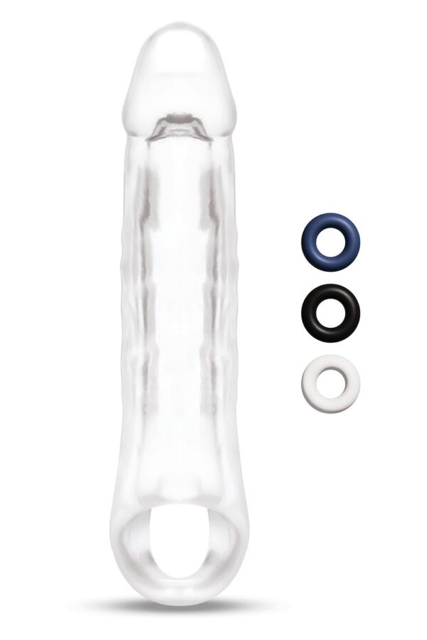 Size Up Clear View Penis Extender With Ball Loop Girthy