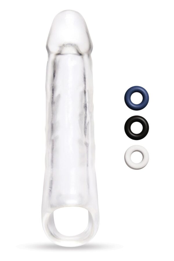 Size Up Clear View Penis Extender With Ball Loop Extra Girthy