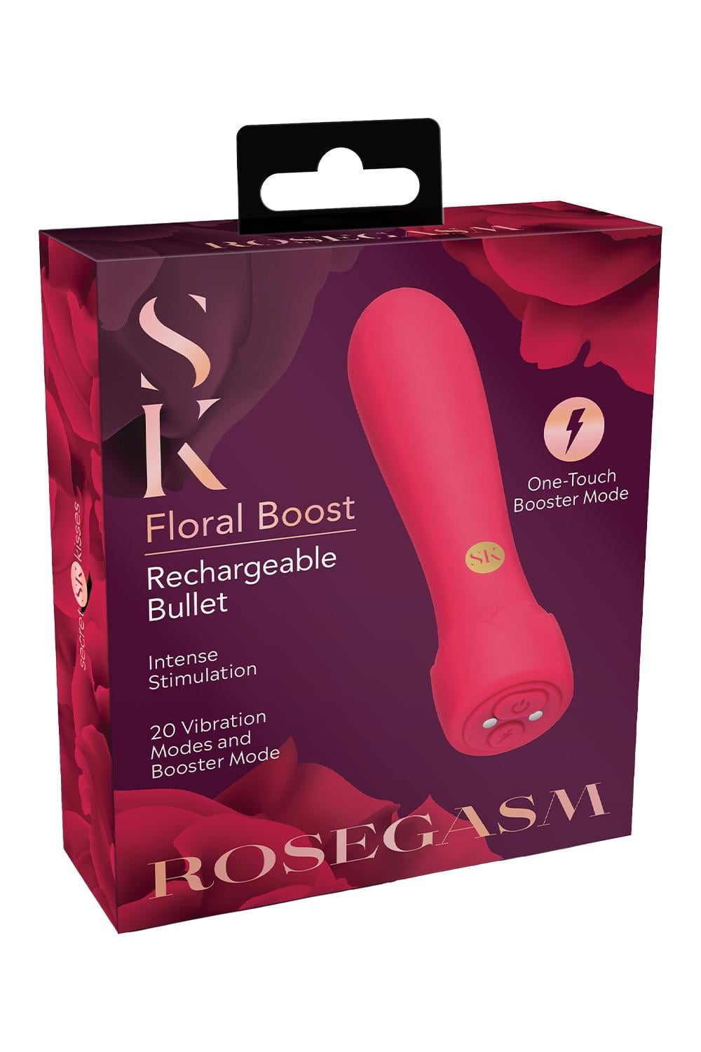 Secret Kisses Rosegasm Floral Boost Bullet