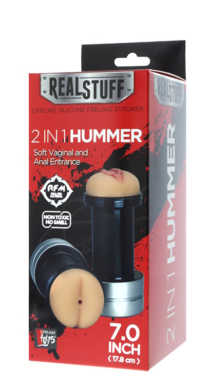 20588-P.jpg Realstuff 2 In 1 Hummer - Anus & Vagina