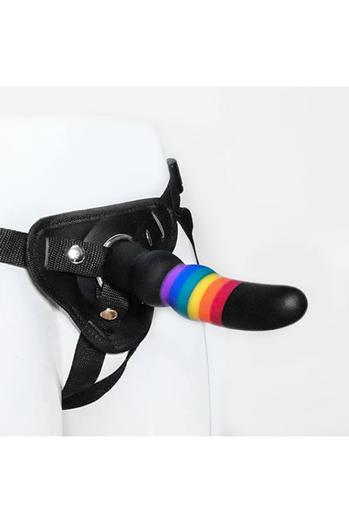21740-2.jpg Essentials Strap On Solid Dildo