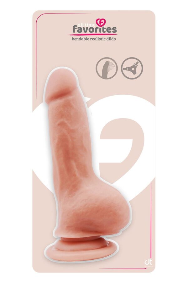 All Time Favorites Bendable Dildo Flesh