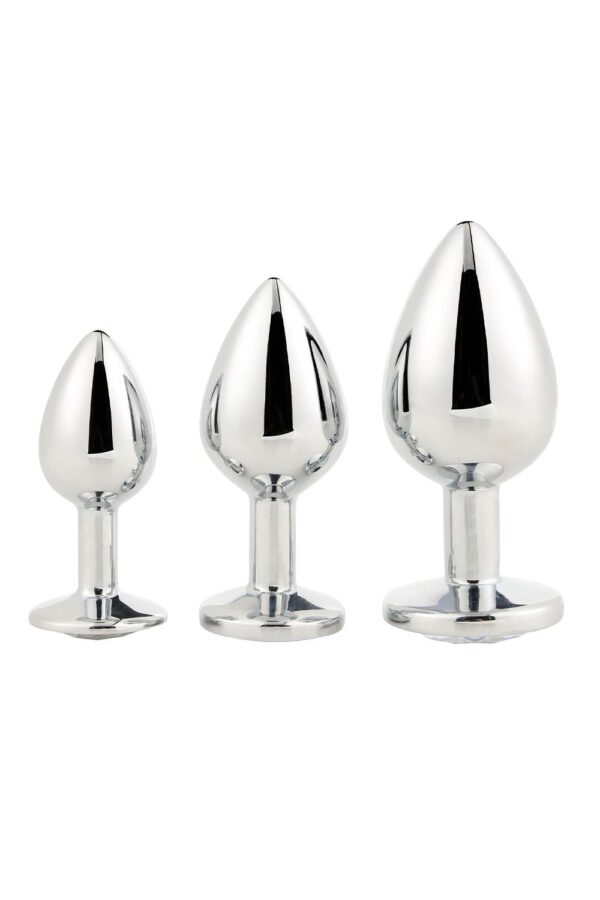 Gleaming Love Silver Plug Set