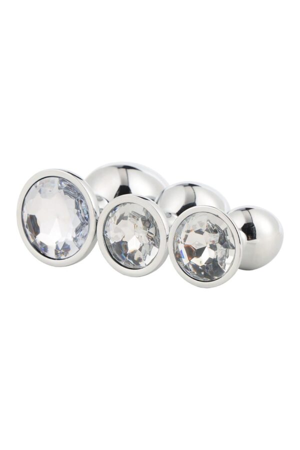 Gleaming Love Silver Plug Set