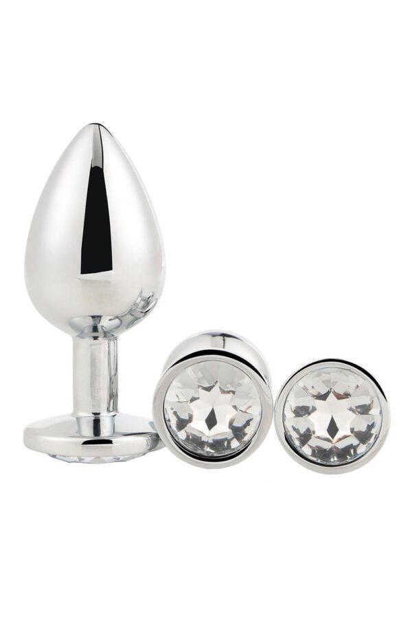 Gleaming Love Silver Plug Set