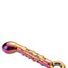 Glamour Glass Ribbed G-Spot Dildo