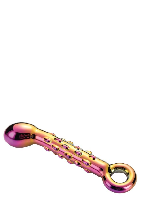 Glamour Glass Ribbed G-Spot Dildo