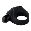 Ramrod Vibrating Cockring With Big Bullet Black