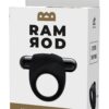 Ramrod Vibrating Cockring With Big Bullet Black