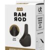 Ramrod Adjustable Vibrating Cockring With Remote Black