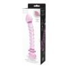 22122-P.jpg Glaze Glass Rosebud Spiral G-Spot Dildo