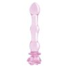 Glaze Glass Rosebud Beaded Dildo