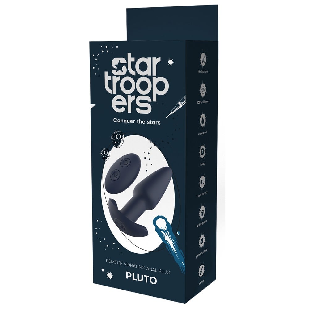 Startroopers Pluto Remote Vibrating Anal Plug
