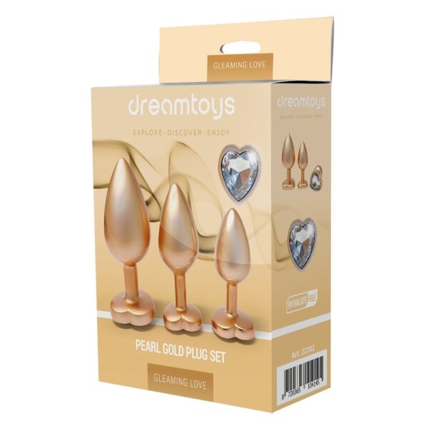 Gleaming Love Pearl Plug Set