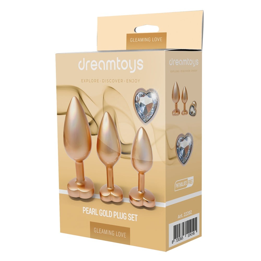 Gleaming Love Pearl Plug Set
