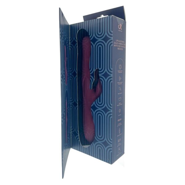 Pulz Morgan Up And Down Duo Vibrator With Rotating Beads