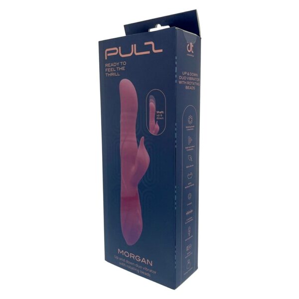 Pulz Morgan Up And Down Duo Vibrator With Rotating Beads