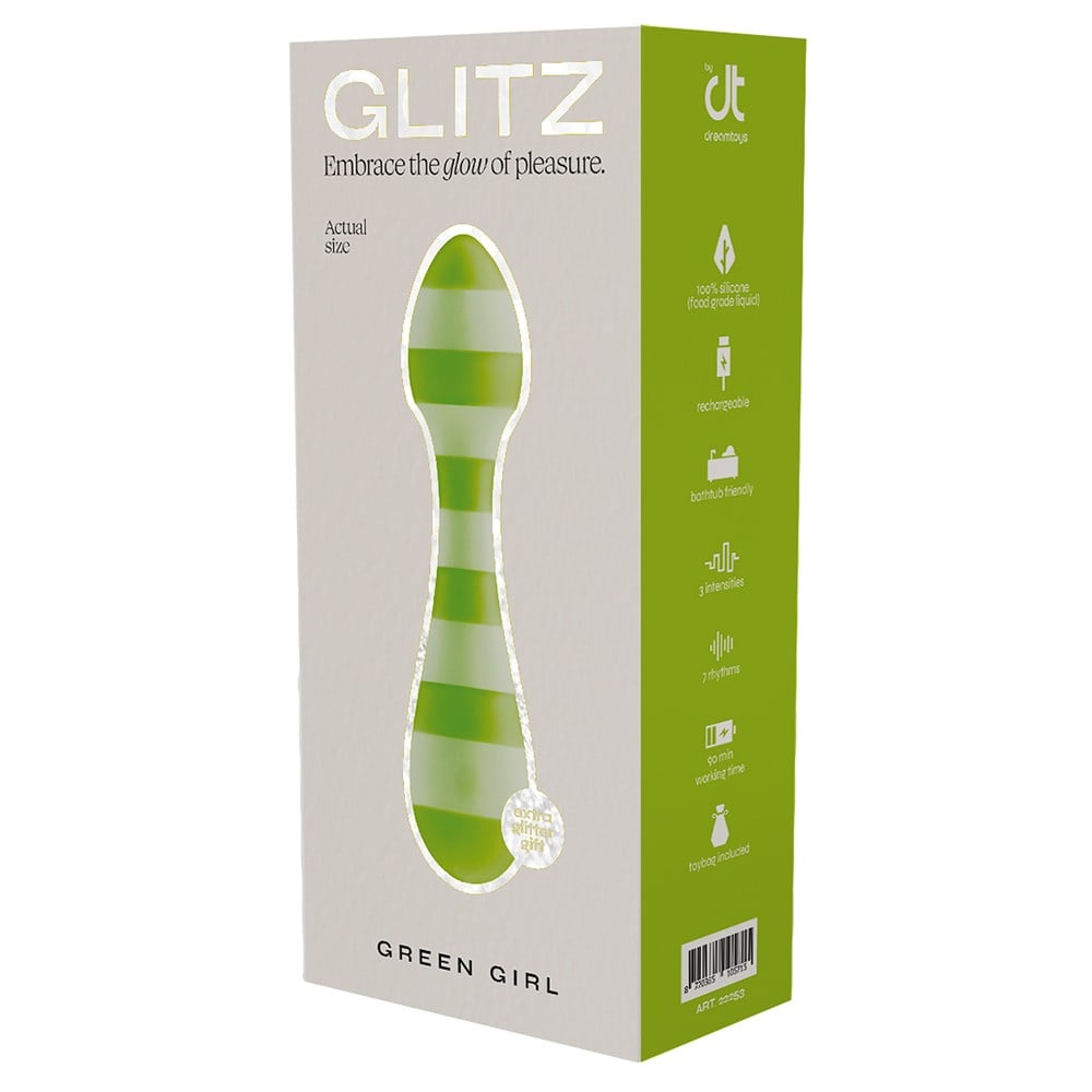Glitz Green Girl Travel Wand Massager