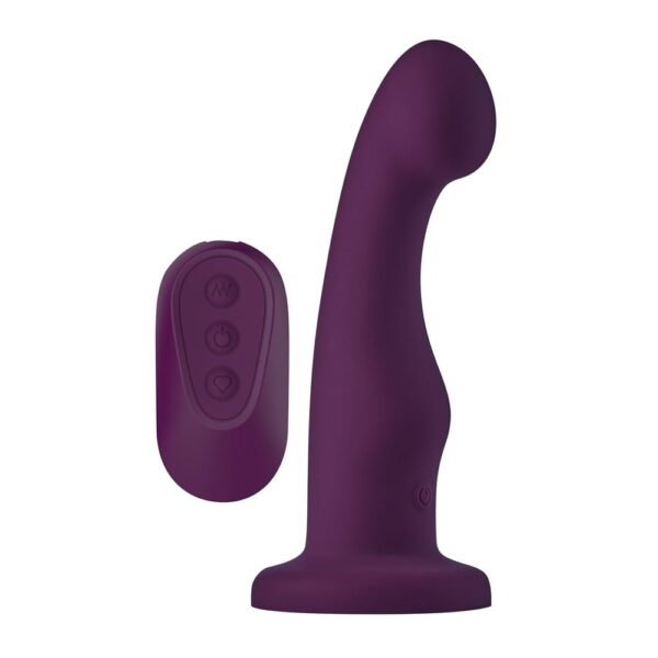 Bold. Max Remote Controlled Vibrator With Suction Cup Max With 6 Inch Dildo