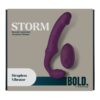 Bold. Storm Remote Controlled Strapless Vibrator Storm With 6 Inch Dildo