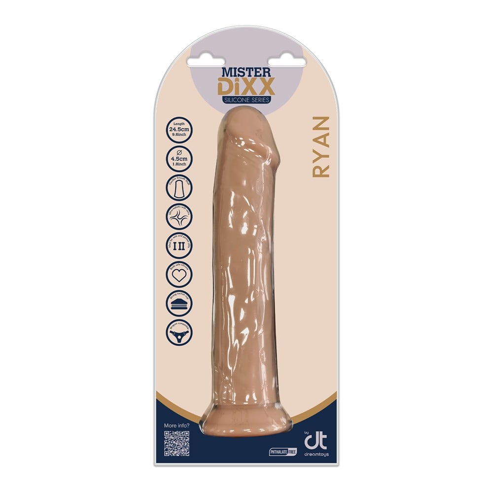 22315-P.jpg Mister Dixx Ryan 9,6 Inch Silicone Dong