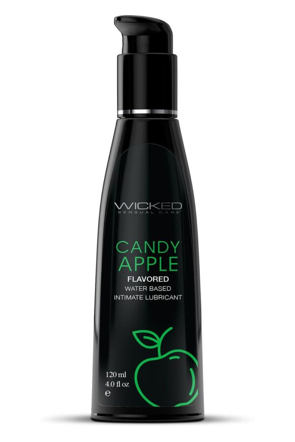 Wicked Aqua Candy Apple Flavored Lubricant 120Ml