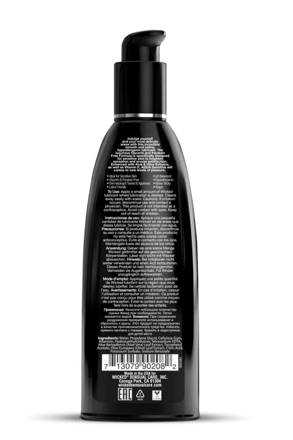 Wicked Aqua Sensitive Lubricant 240Ml