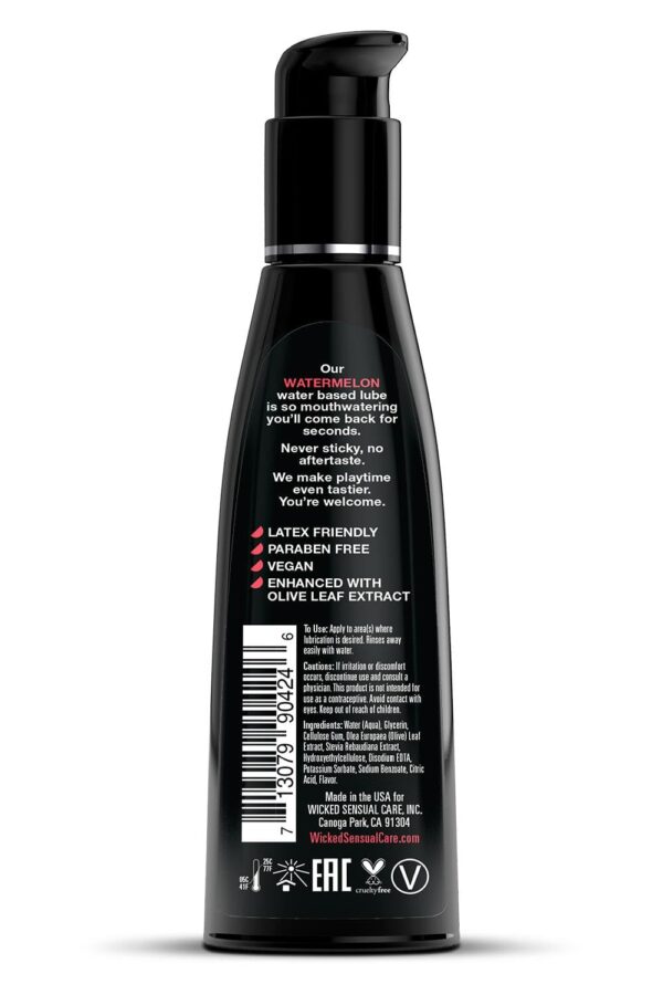 Wicked Aqua Watermelon Flavored Lubricant 120Ml