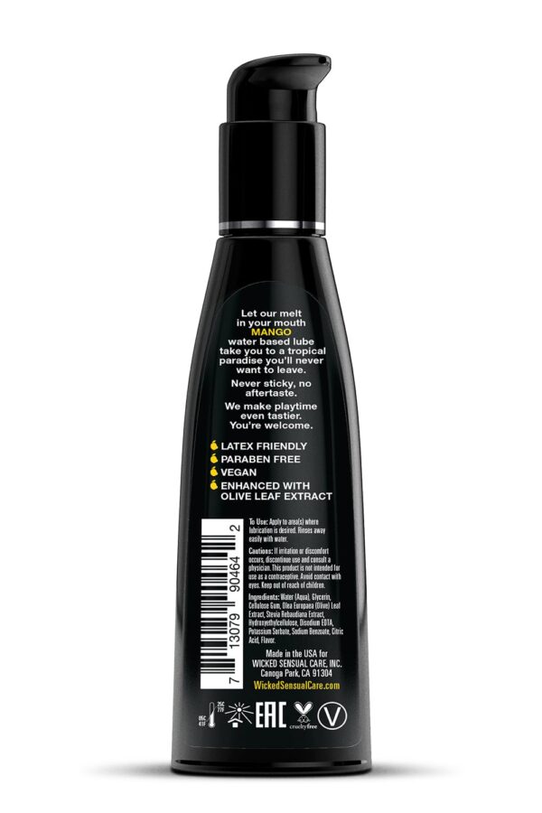 Wicked Aqua Mango Lubricant 120Ml