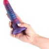 281409-1.jpg Colours Stacked 6 Inch Dildo Pink/Blue