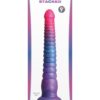 Colours Stacked 9 Inch Dildo Pink/Blue