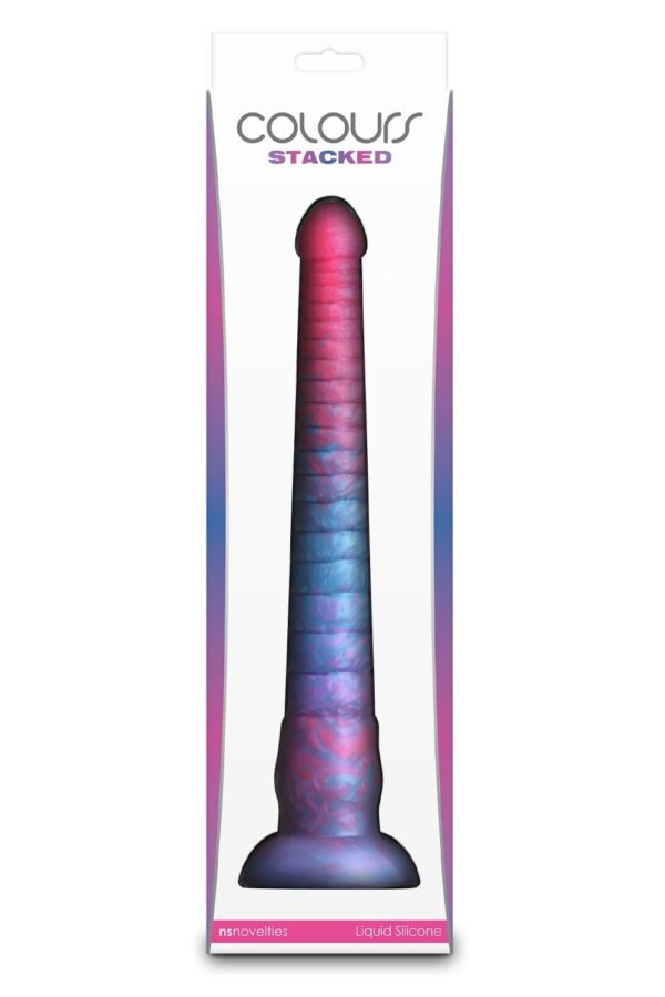 281413-2.jpg Colours Stacked 12 Inch Dildo Pink/Blue