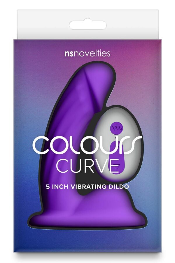 281448-P.jpg Colours Curve Vibrating 5 Inch Dildo