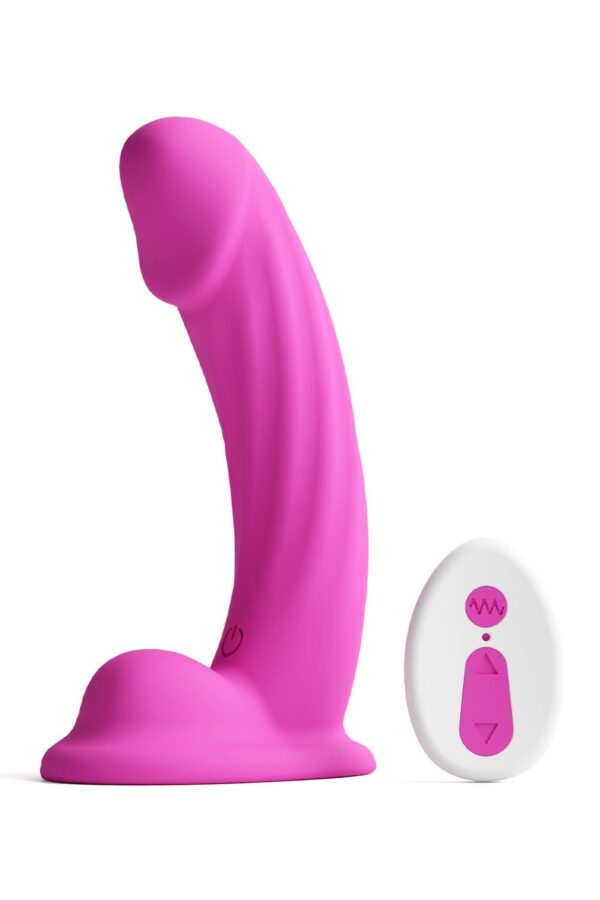 Colours Curve Vibrating 6 Inch Dildo