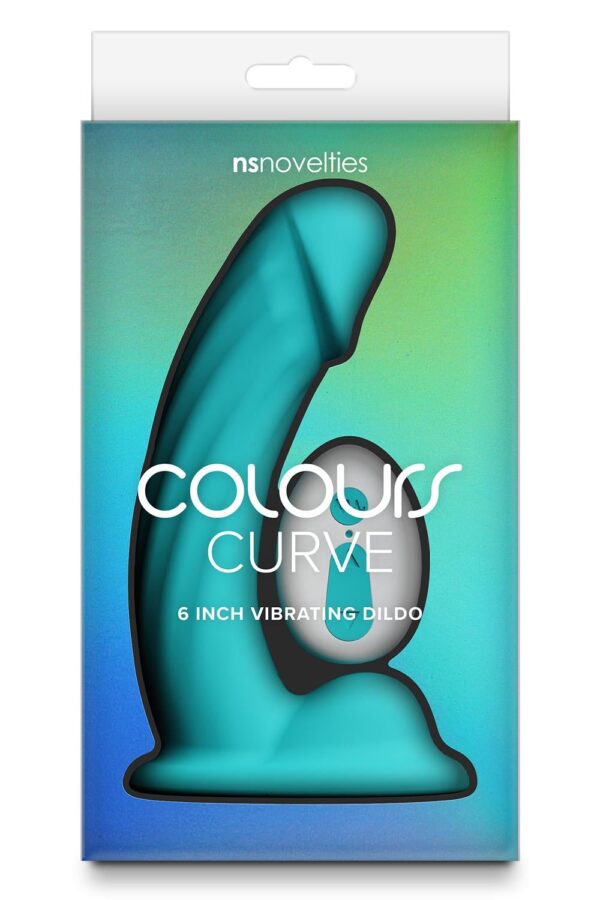 Colours Curve Vibrating 6 Inch Dildo