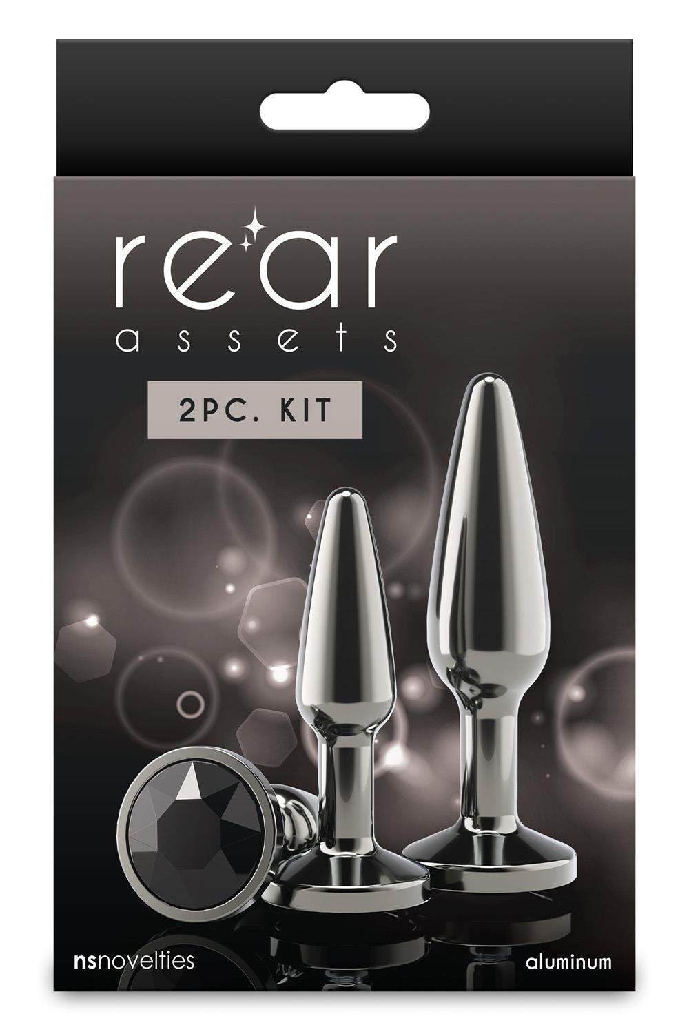 Rear Assets Tapered Trainer Kit Gunmetal Black