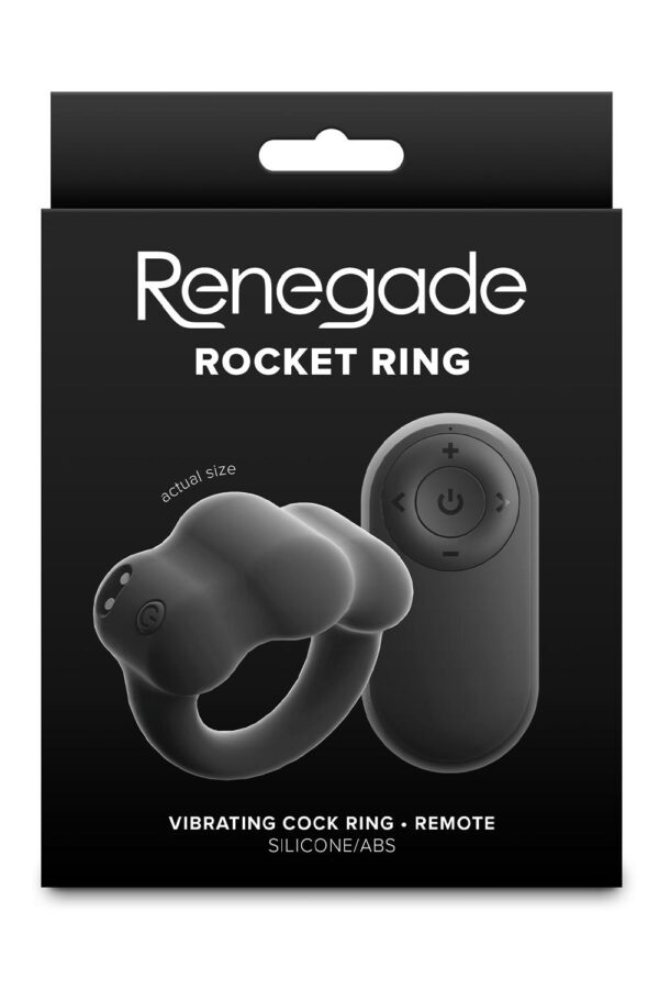 Renegade Rocket Ring Black