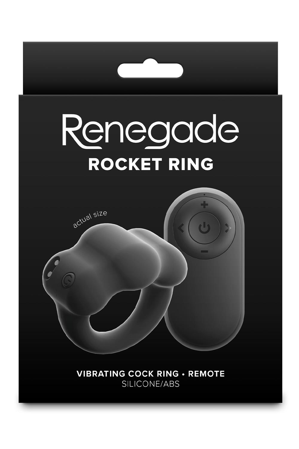 Renegade Rocket Ring Black