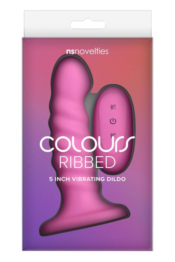 Colours Ribbed 5 Inch Vibrating