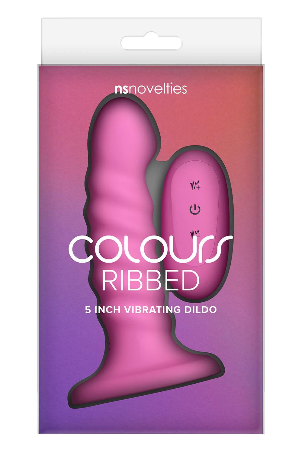 Colours Ribbed 5 Inch Vibrating