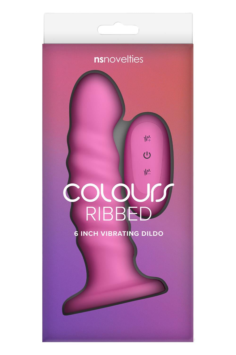 Colours Ribbed 6 Inch Vibrating