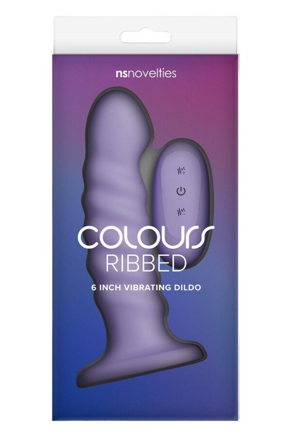 Colours Ribbed 6 Inch Vibrating