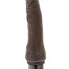 Dr. Skin Cock Vibe 7 Inch Chocolate