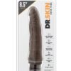 Dr. Skin Cock Vibe 7 Inch Chocolate