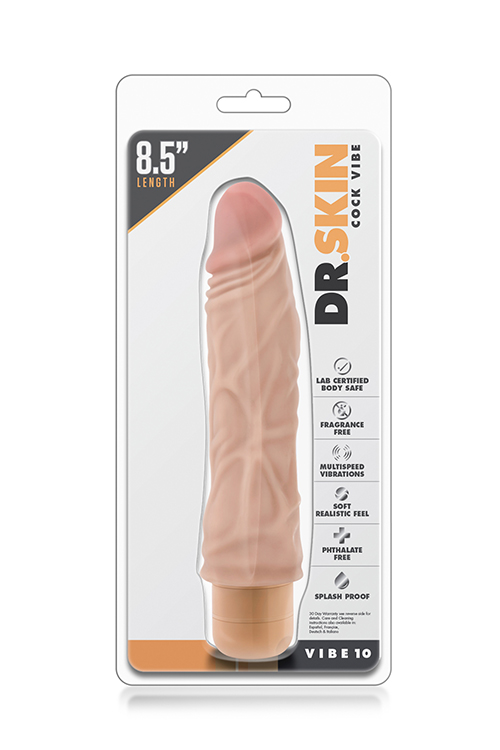 Dr. Skin Cock Vibe 10 Flesh